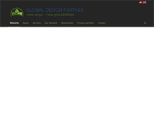 Tablet Screenshot of globaldesignpartner.com